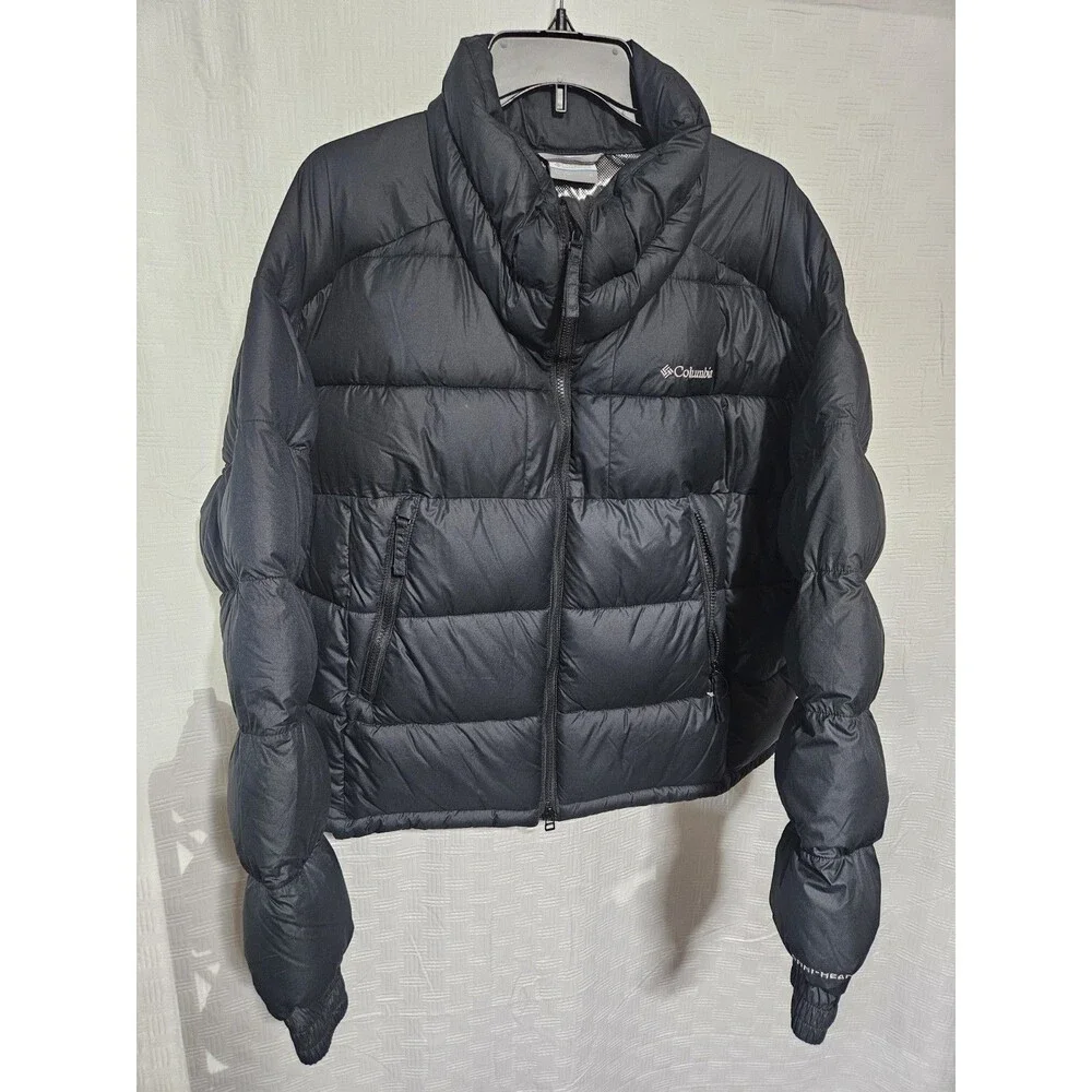 Sz XL - Columbia Pike Lake II Insulated Womens Cropped Puffer Jacket WL5502 NEW